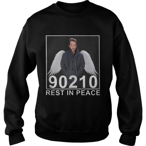 RIP Luke Perry angel wings shirt