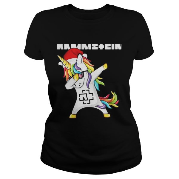 Rammstein Santa Unicorn Dabbing shirt