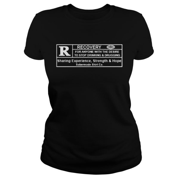 Rated R for Recovery Sobermode Shirt