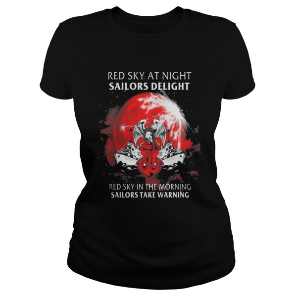 Red Sky At Night Sailors Delight Shirt