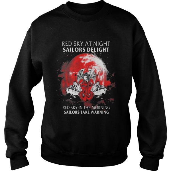 Red Sky At Night Sailors Delight Shirt