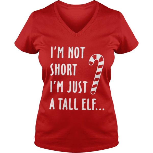 Red straw I’m not short i’m just a tall Elf shirt