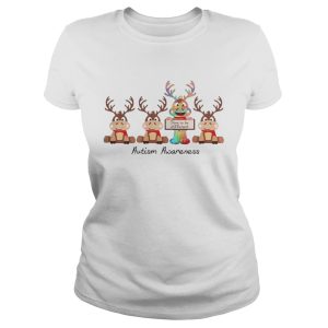 Reindeer dare to be different autism awareness shirt 2