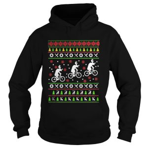 Reindeers Riding Bicycles Christmas shirt 1