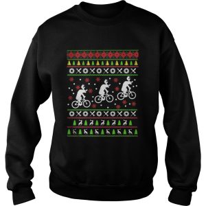 Reindeers Riding Bicycles Christmas shirt 2 Reindeers Riding Bicycles Christmas shirt 3