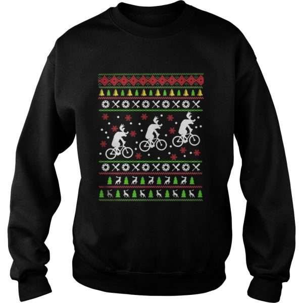 Reindeers Riding Bicycles Christmas shirt