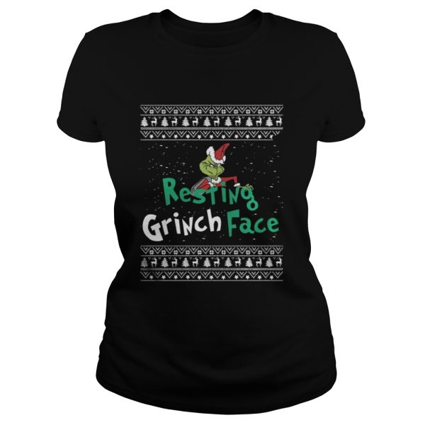 Resting Grinch Face Christmas Sweat shirt