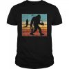Retro Bigfoot Fishing Sasquatch and Fishing Shirt
