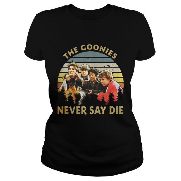 Ripple Junction The goonies never say die sunset shirt