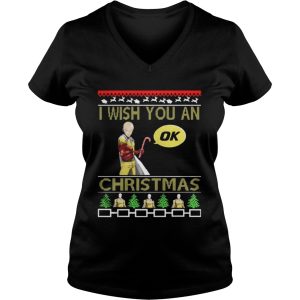 Saitama I wish you an OK Christmas sweat shirt 1