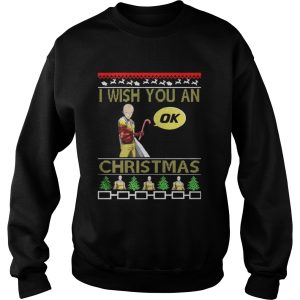 Saitama I wish you an OK Christmas sweat shirt 2
