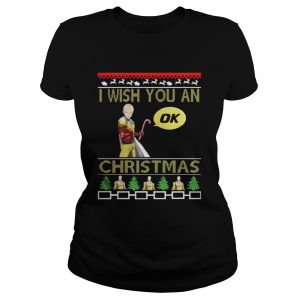 Saitama I wish you an OK Christmas sweat shirt 3