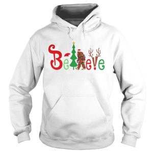 Santa Bigfoot believe Merry Christmas shirt 1