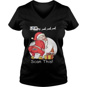 Santa Claus Scan This Shirt 3