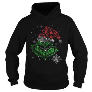 Santa Grinch diamond face Christmas shirt 1
