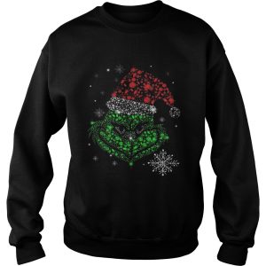 Santa Grinch diamond face Christmas shirt 3