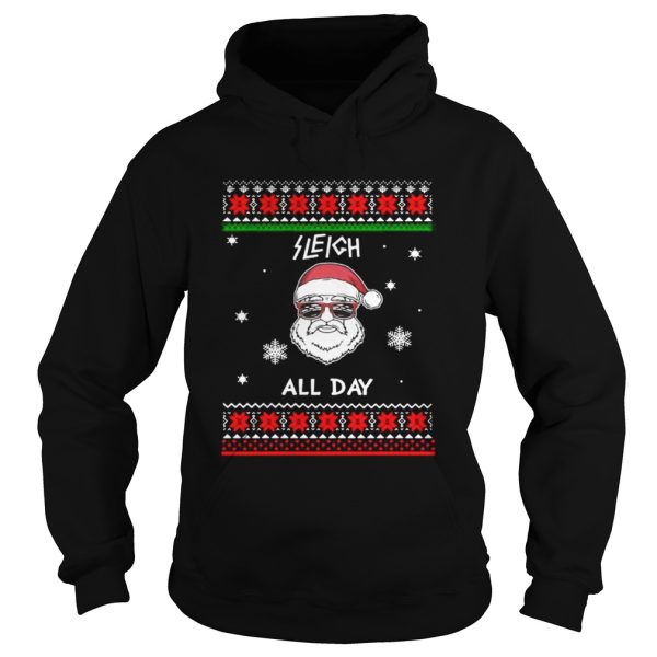 Santa Sleigh All Day Christmas Shirt