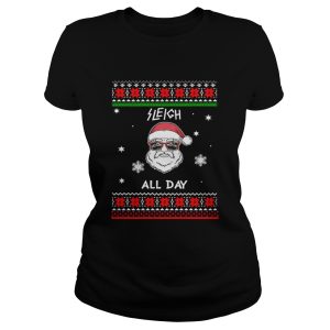 Santa Sleigh All Day Christmas Shirt 2