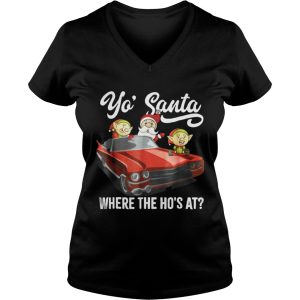Santa claus where the ho's at shirt 3