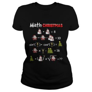 Satan Snowman Math Christmas Shirt 2