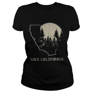 Save California bear forest shirt 2