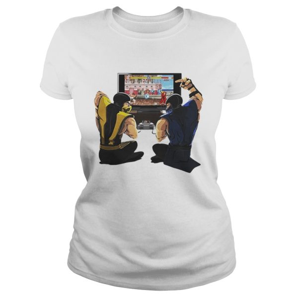 Scor and Subzero play street fighter shirt