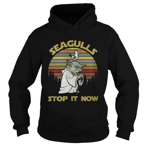 Seaguls stop it now vintage shirt