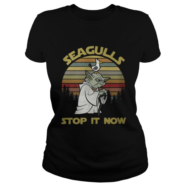 Seaguls stop it now vintage shirt