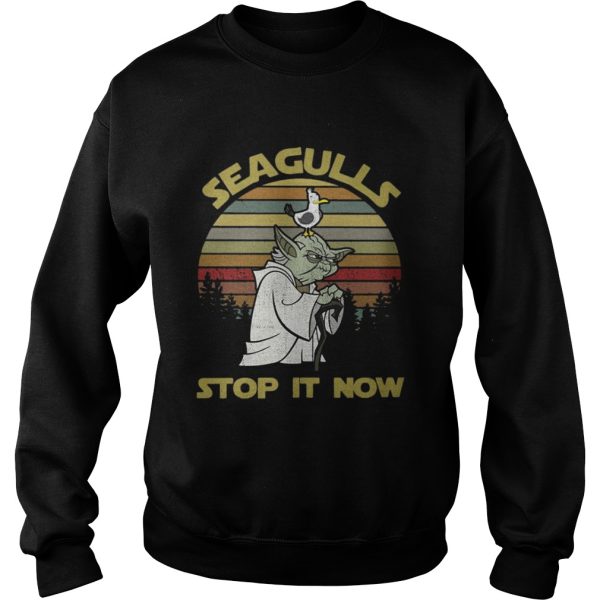 Seaguls stop it now vintage shirt