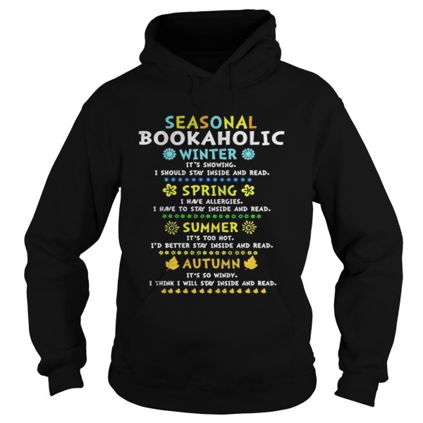 Seasonal bookaholic winter spring summer autumn shirt