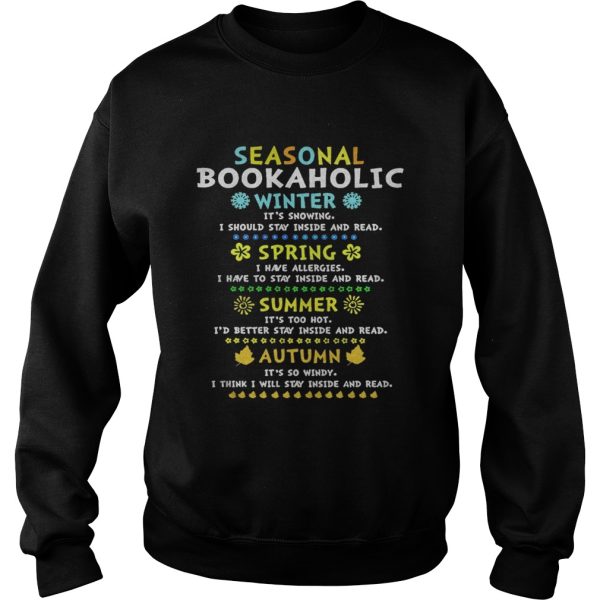 Seasonal bookaholic winter spring summer autumn shirt