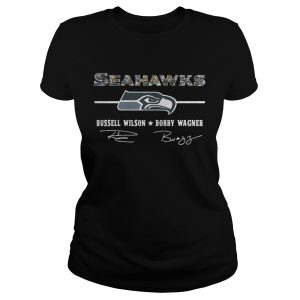 Seattle Seahawks Russell Wilson Bobby Wagner shirt 1 Seattle Seahawks Russell Wilson Bobby Wagner shirt 2