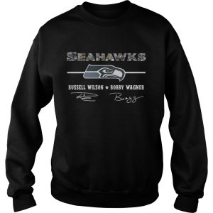 Seattle Seahawks Russell Wilson Bobby Wagner shirt 2 Seattle Seahawks Russell Wilson Bobby Wagner shirt 3
