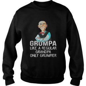 Self Portrait Grumpa like a regular grandpa only grumpier shirt 2