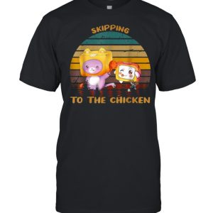 Skipping To The Chicken Lanky Box Videogame Vintage T-Shirt