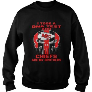 Skull I took a DNA test and Kansas City Chiefs are my brothers shirt 1