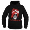 Skull crazy redhead lady shirt