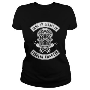 Skull sons of diabetes insulin chapter shirt 2