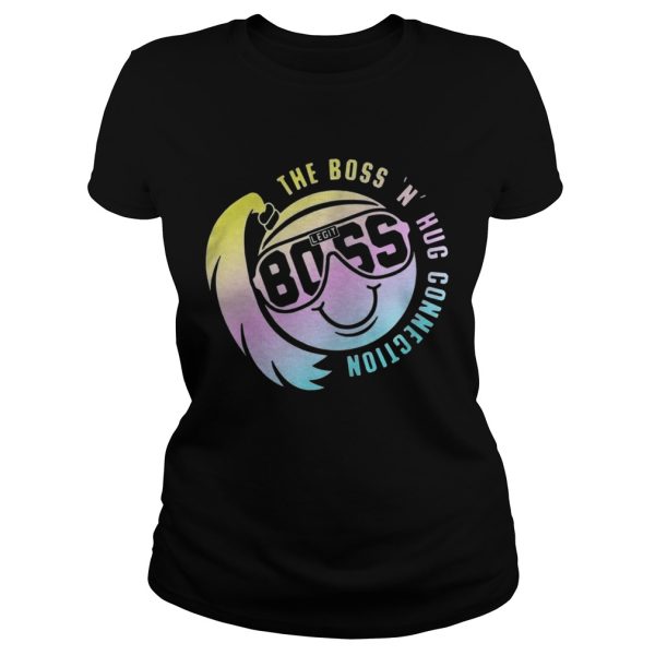 Smiley Face The Boss N Hug Connection shirt