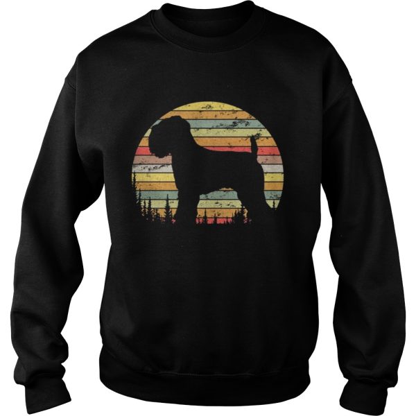 Soft Coated Wheaten Terrier Dog Retro 70s Vintage Shirt