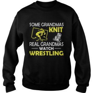 Some grandmas knit real grandmas watch wrestling shirt 3