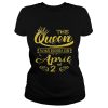 Sparkle Gold This Queen Was Born On April 2nd Birthday Shirt