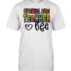 Special Education Teacher Life Heart Watercolor Shirt