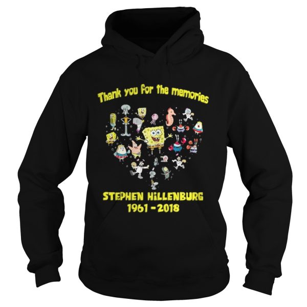 SpongeBob SquarePants thank you for the memories stephen hillenburg shirt