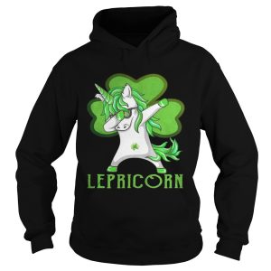 St Patricks Day Dabbing Lepricorn Irish Unicorn T Shirt 1