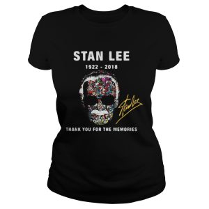 Stan Lee 1922 2018 thank you for the memories shirt 2