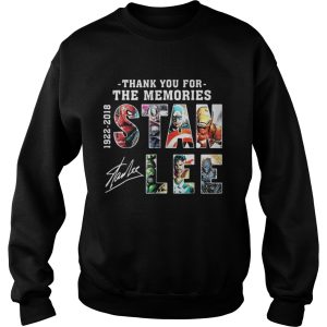 Stan Lee Thanks For Memories 1922 2018 Marvel Shirt 3