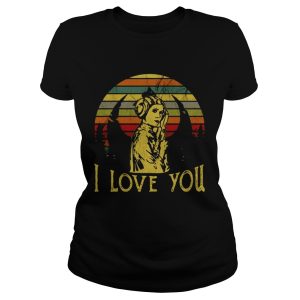 Star Wars Carrie Fisher I love you shirt 2