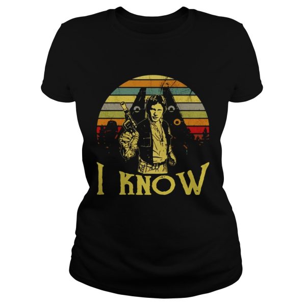 Star Wars Harrison Ford I know shirt