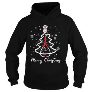 Stethoscope Christmas Tree Merry Christmas Nurse Gift Shirt 4